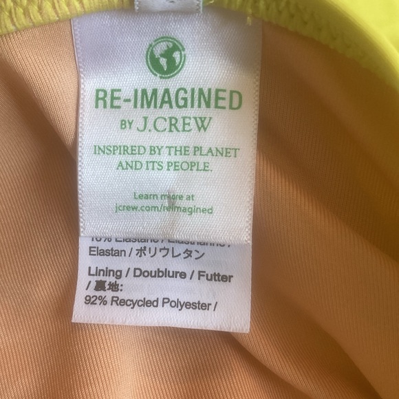 Great condition Reimagined by J Crew ruched one shoulder one piece bathing suit - Picture 10 of 13